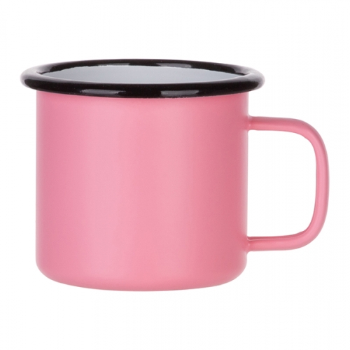 Sublimation 12oz/360ml Enamel Matt Mug Pink Sublimation 12oz/360ml Enamel Matt Mug Pink